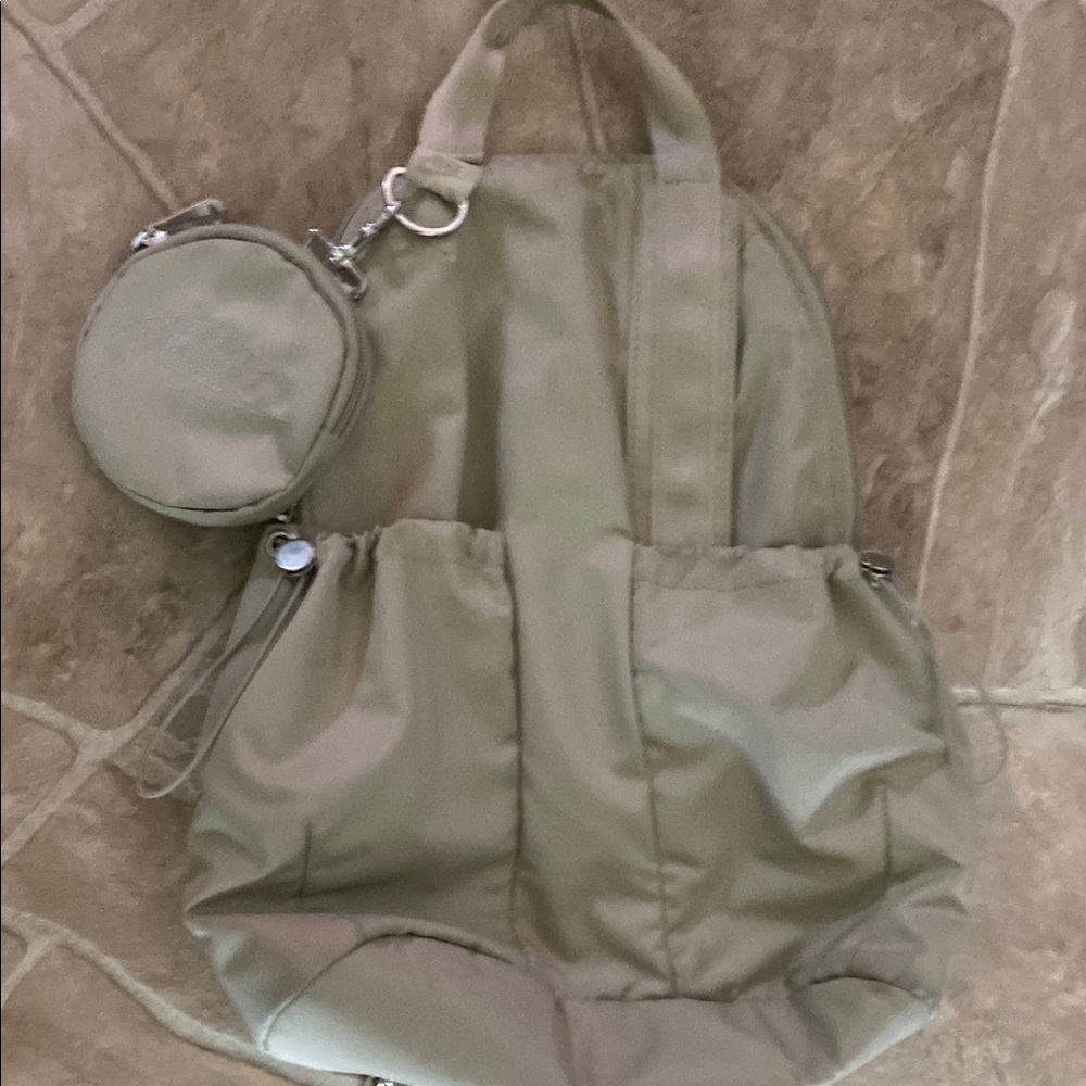 Nike Tan Backpack with Coin Pouch
